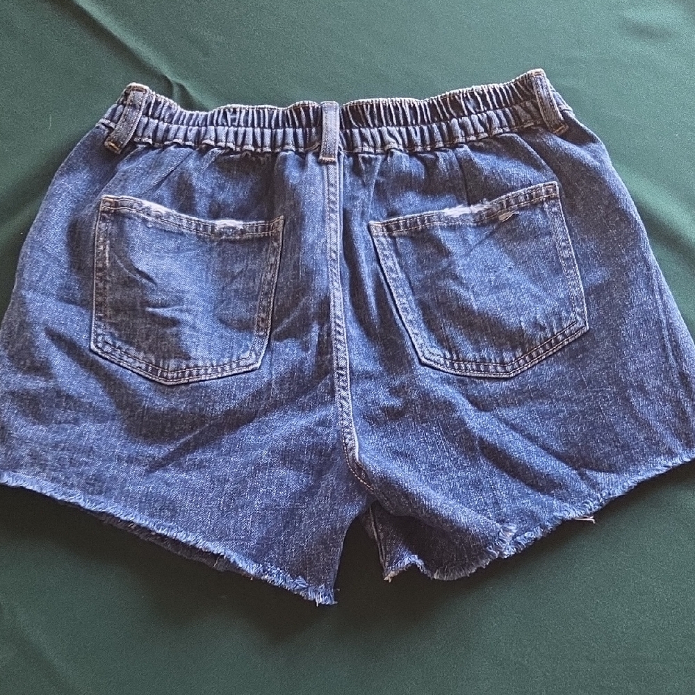 Aerie Classic Blue Denim Shorts - Picture 3 of 7